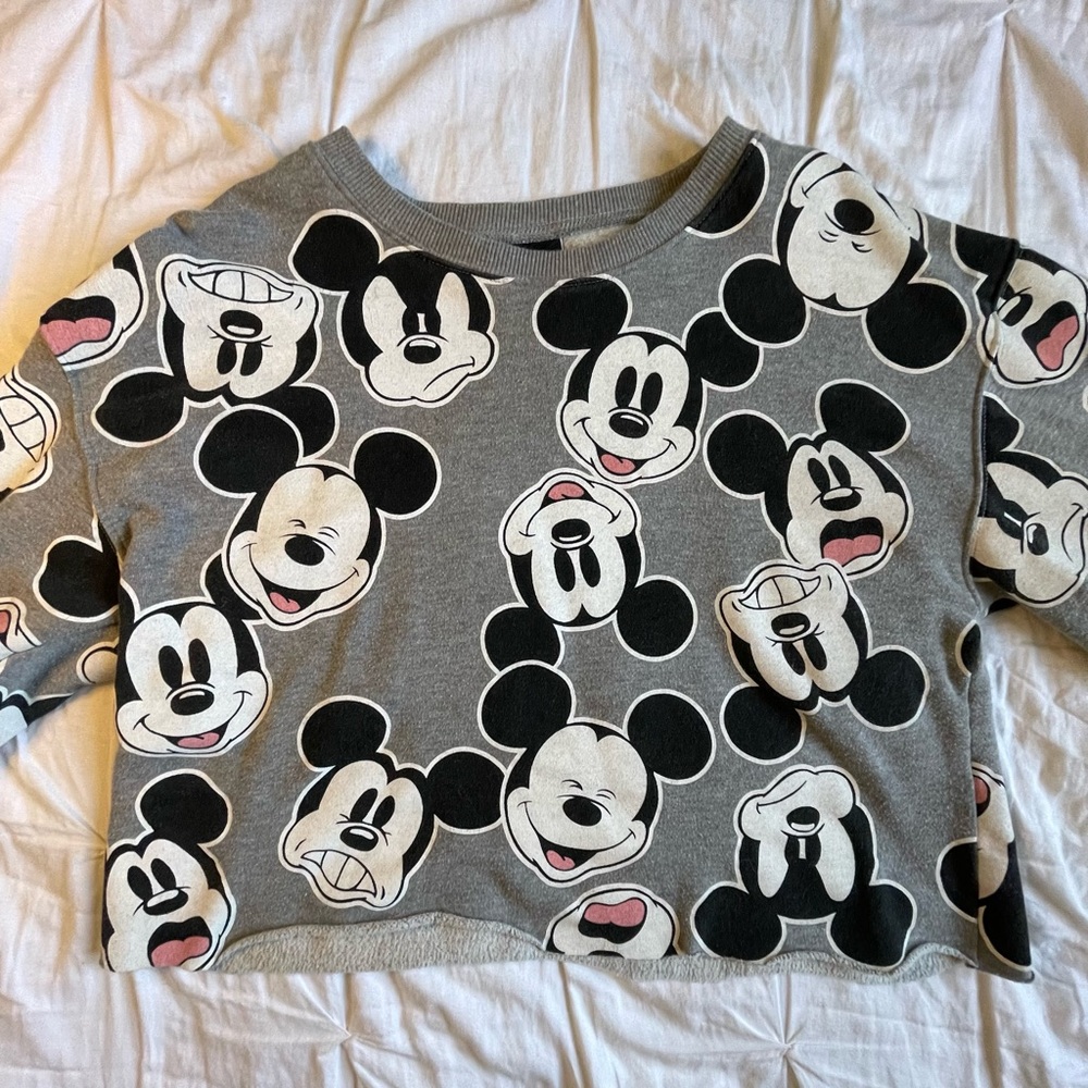 Mickey Mouse Croptop || long sleeve || sweatshirt